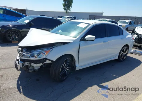 2016 Honda Accord Sport from USA, damaged, VIN 1HGCR2F55GA182091